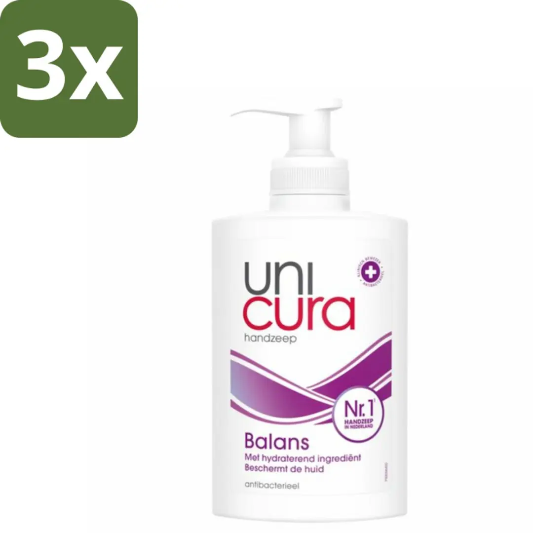 Unicura Vloeibare Handzeep Anti Bacterieel Balans 250ml