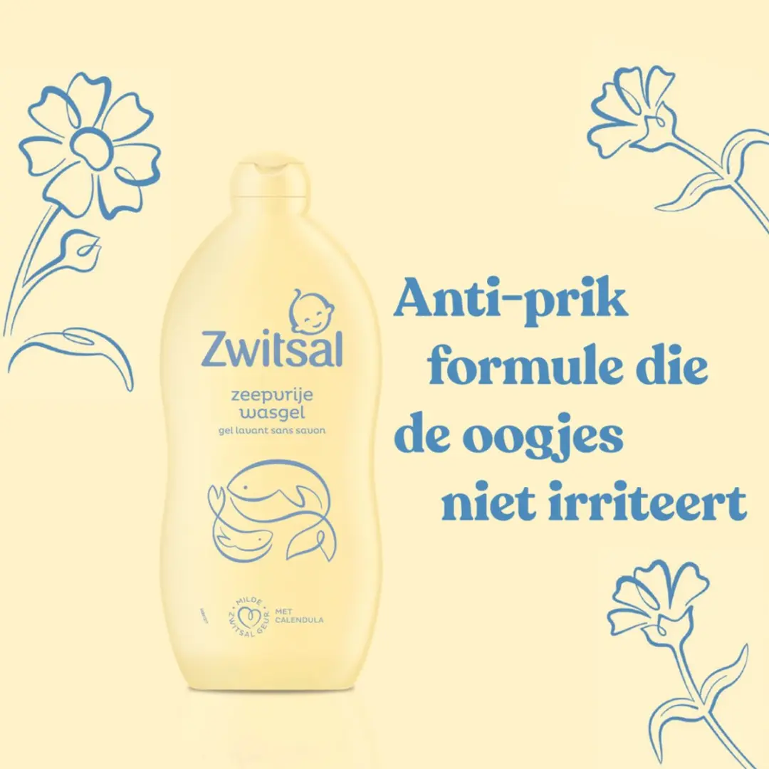 Zwitsal Wasgel Bulkverpakking 4900ml - 7 Stuks