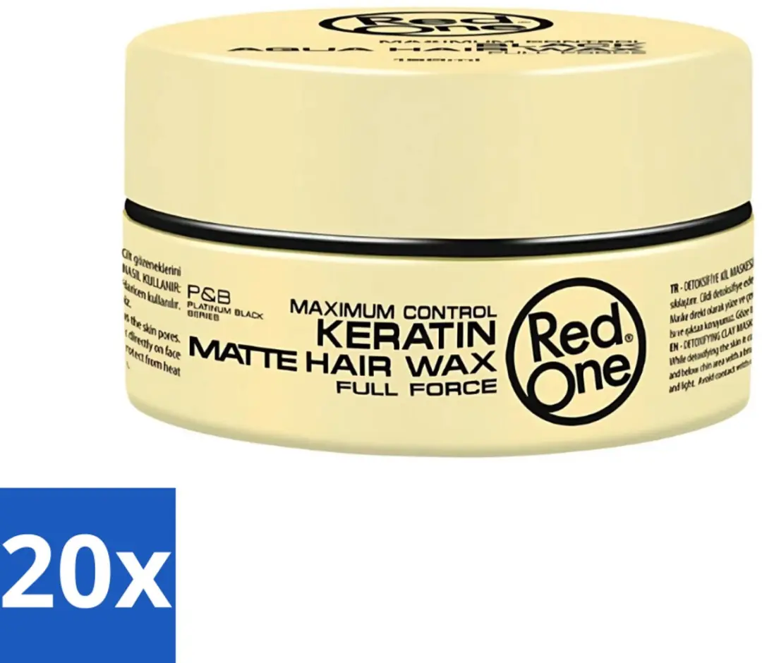 Red One Keratin Matte Haarwax 150ml