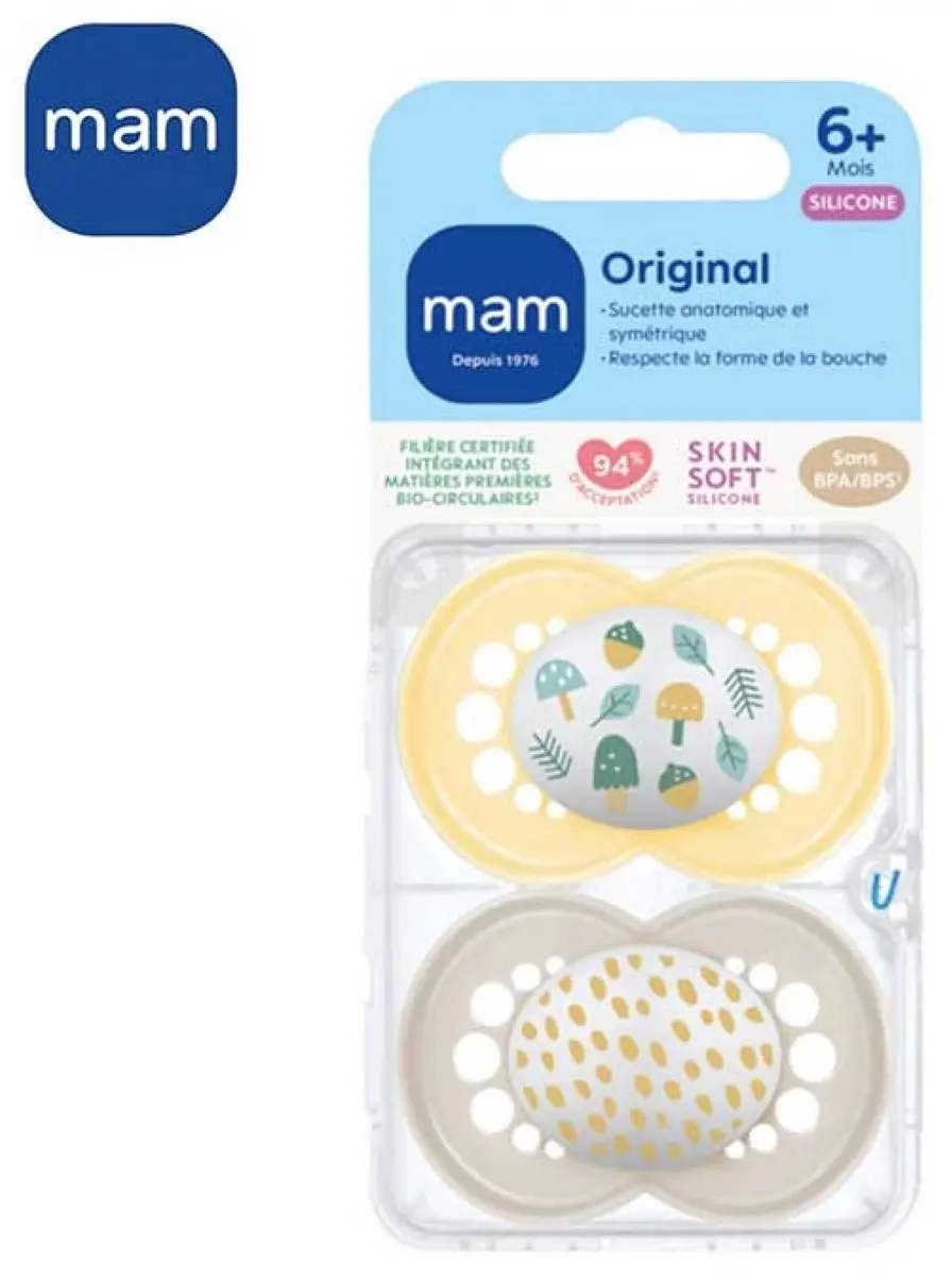 MAM 2 Originele Klassieke Fopspenen - Olifant & Walvis