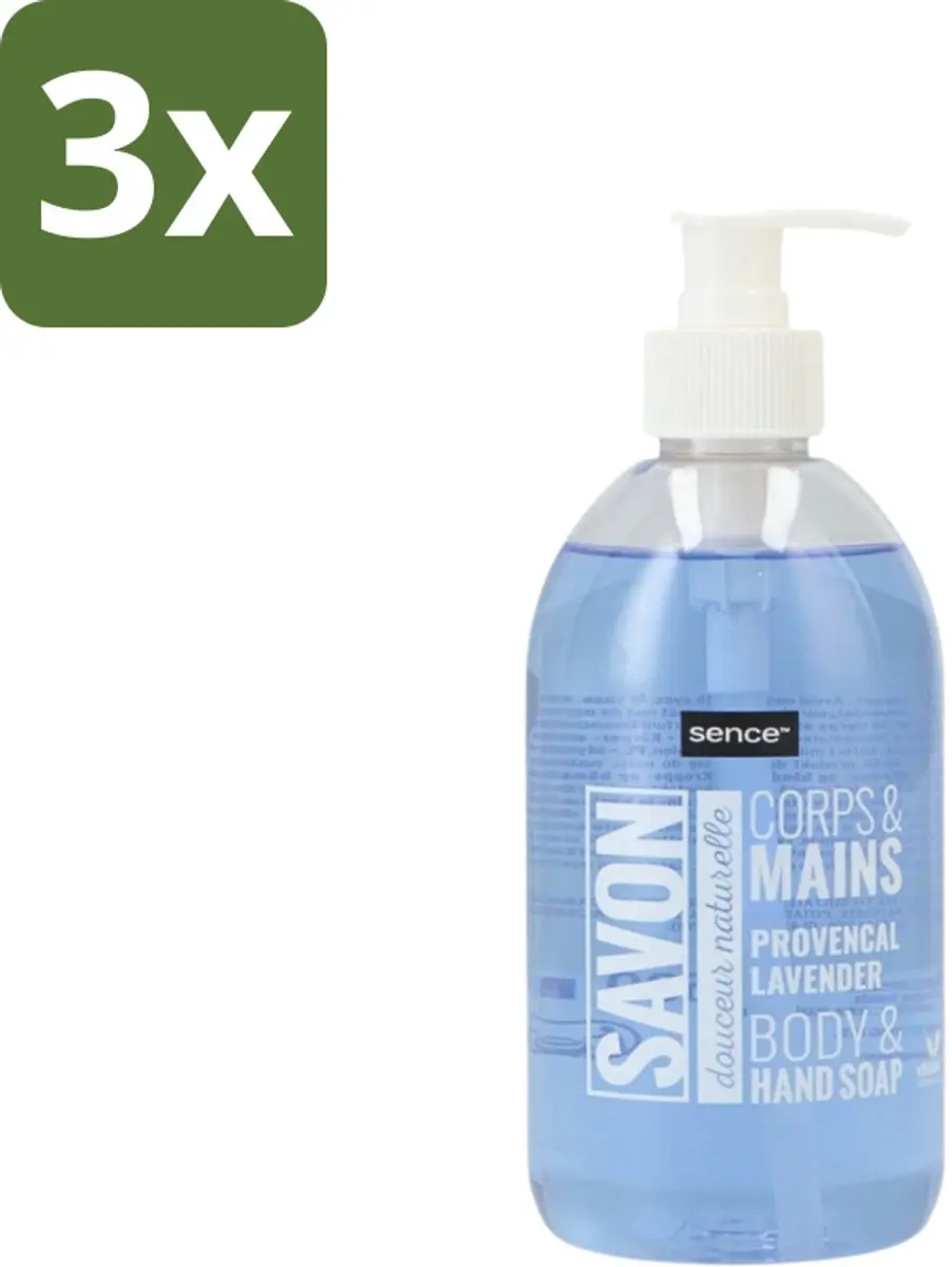 Sence Provencal Lavendel Handzeep 500ml - 3 Stuks