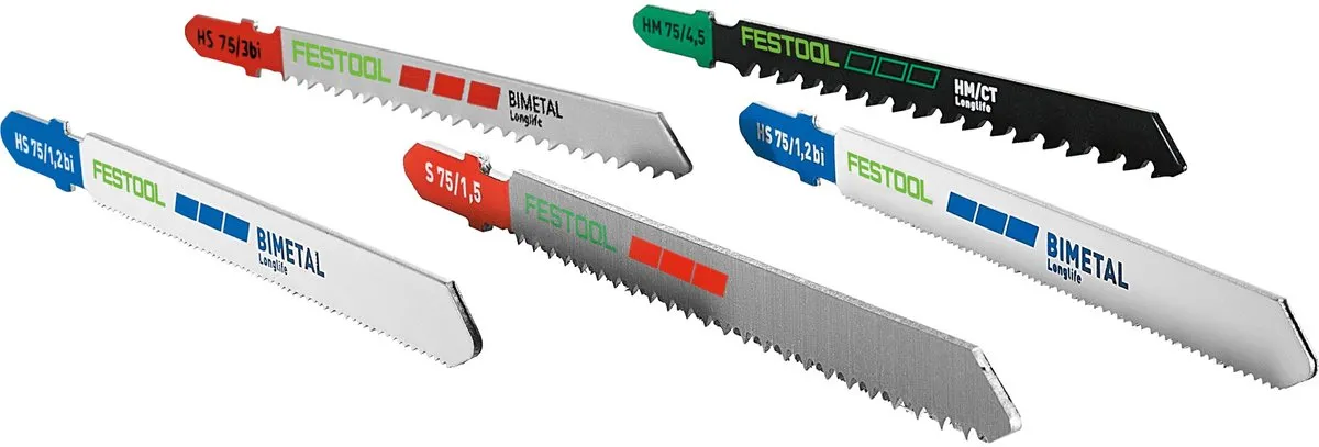 Festool STS-Sort/21 Decoupeerzaagbladset 21 Stuks - Metaal/Kunststof