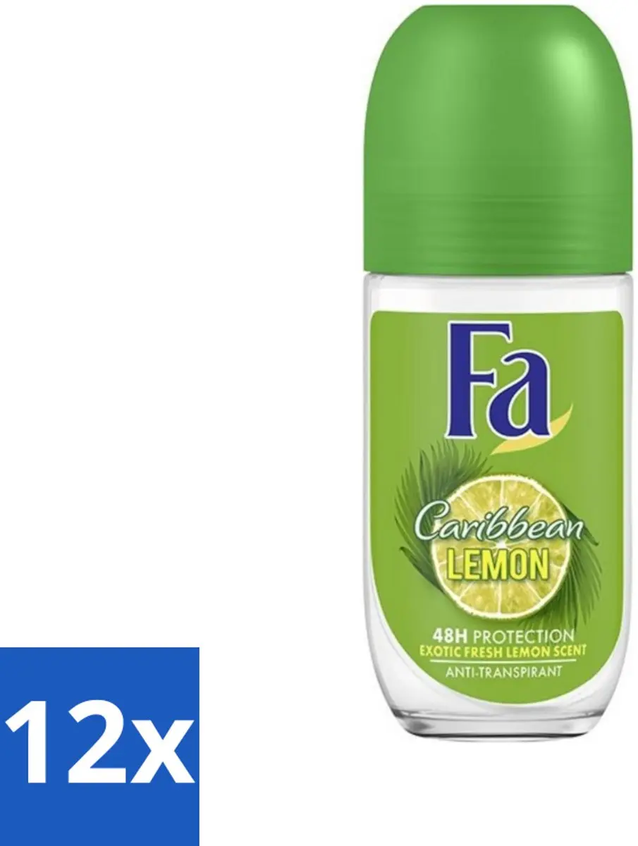 Fa Deodorant Roller Caribbean Lemon 50ml
