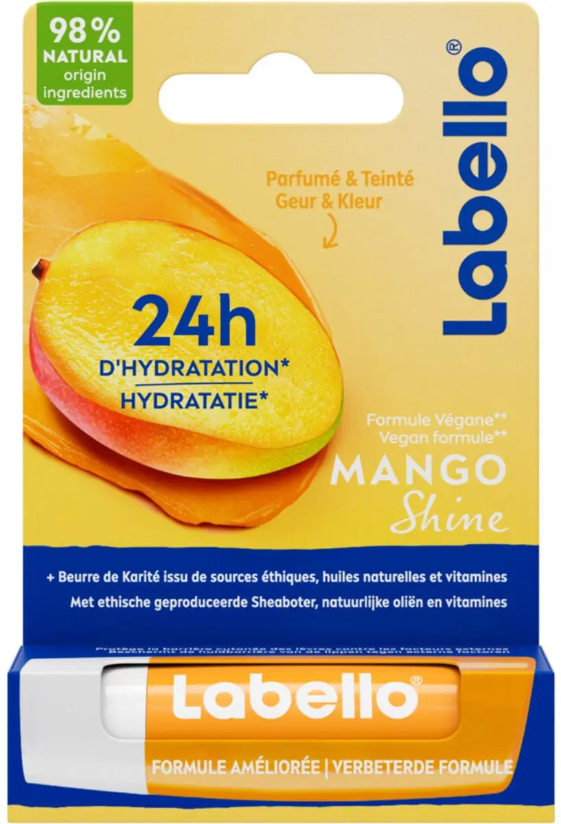 Labello Mango Shine Lippenbalsem - 20 Stuks