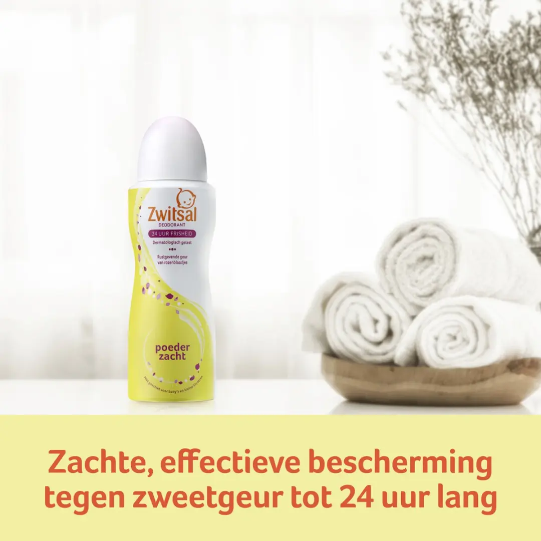 Zwitsal Poederzacht Deodorant 100ml - 10 Stuks