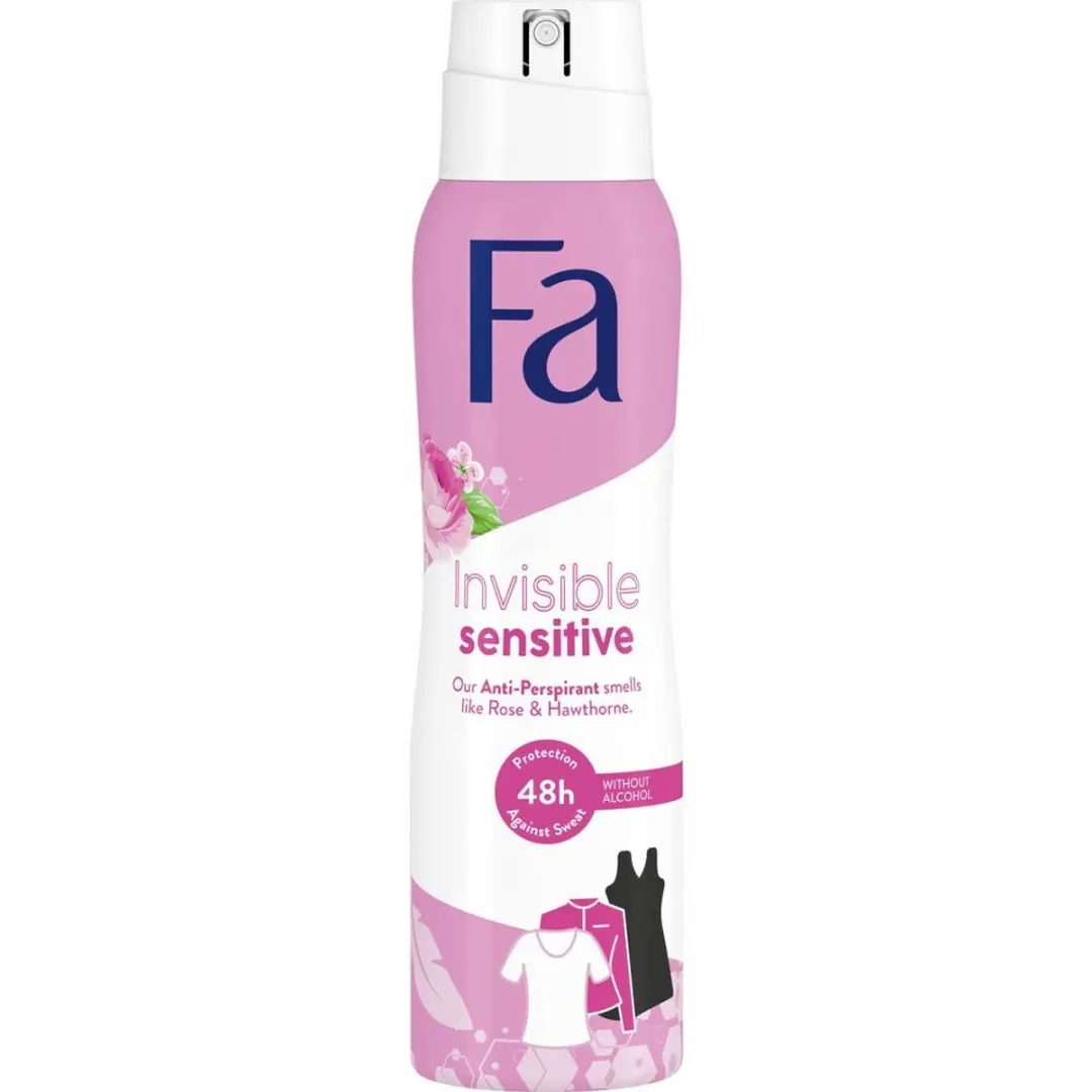 Fa Deodorant Spray Invisible Sensitive 150ml - 6 Stuks