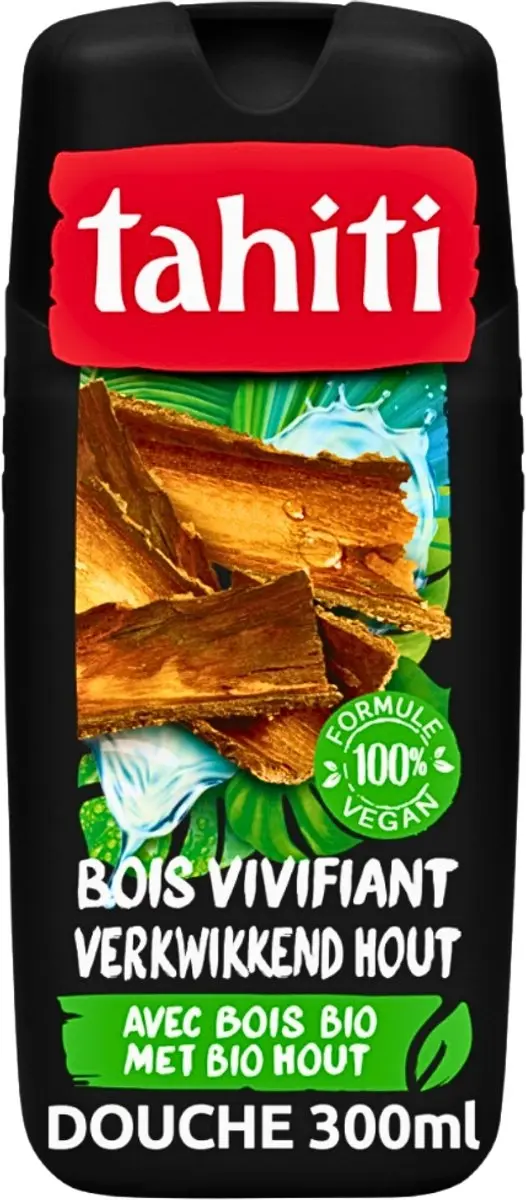 Tahiti Douchegel Houtgeur 600ml - 2 Stuks
