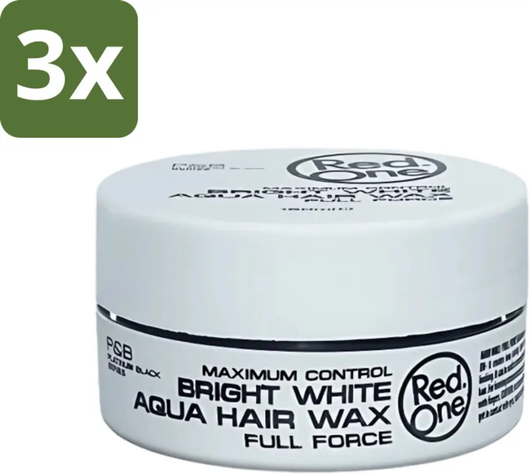 Red One Haarwax Bright White Maximum Control