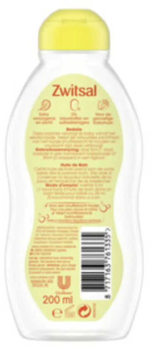 Zwitsal Badolie 200ml - 5 Stuks