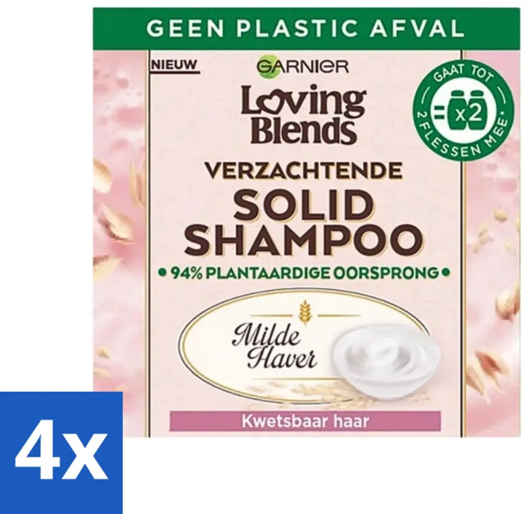 Garnier Loving Blends Milde Haver Solid Shampoo Bar