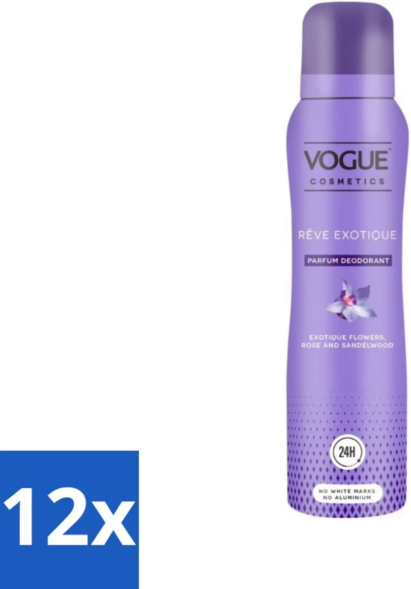 Vogue Reve Exotique Parfum Deodorant 150ml