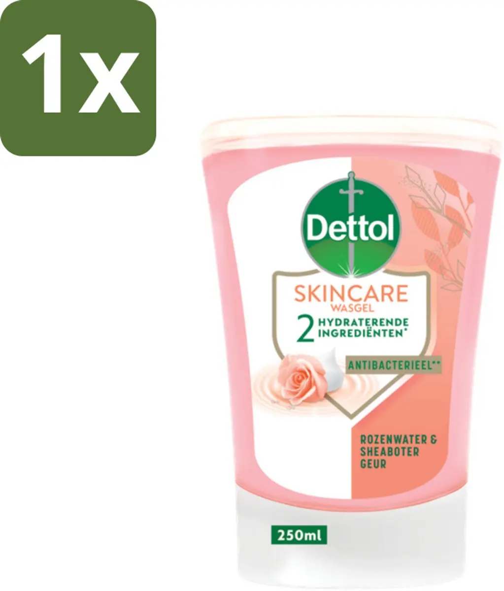 Dettol Wasgel Navulling Rozenwater & Sheaboter 250ml