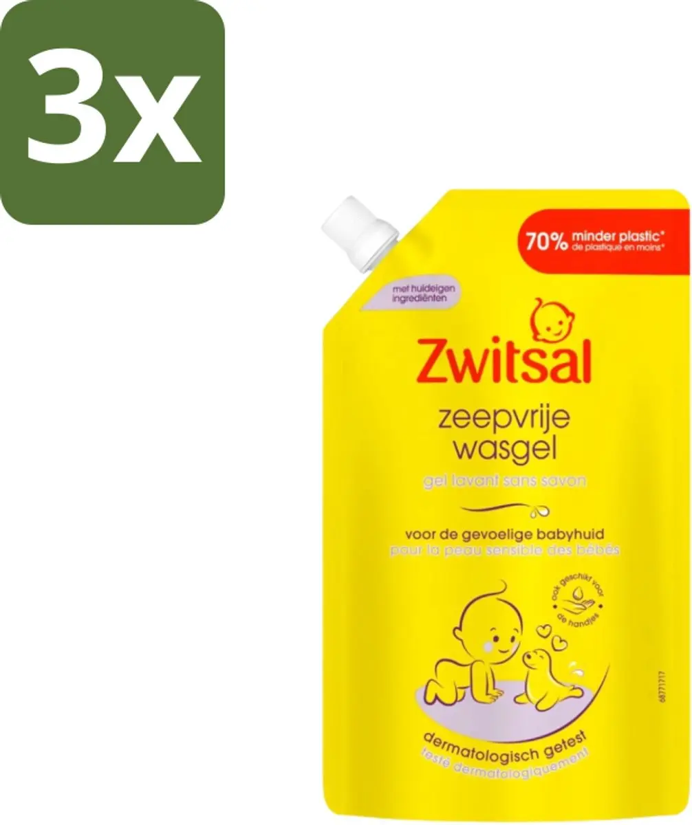 Zwitsal Wasgel Navulling 500ml