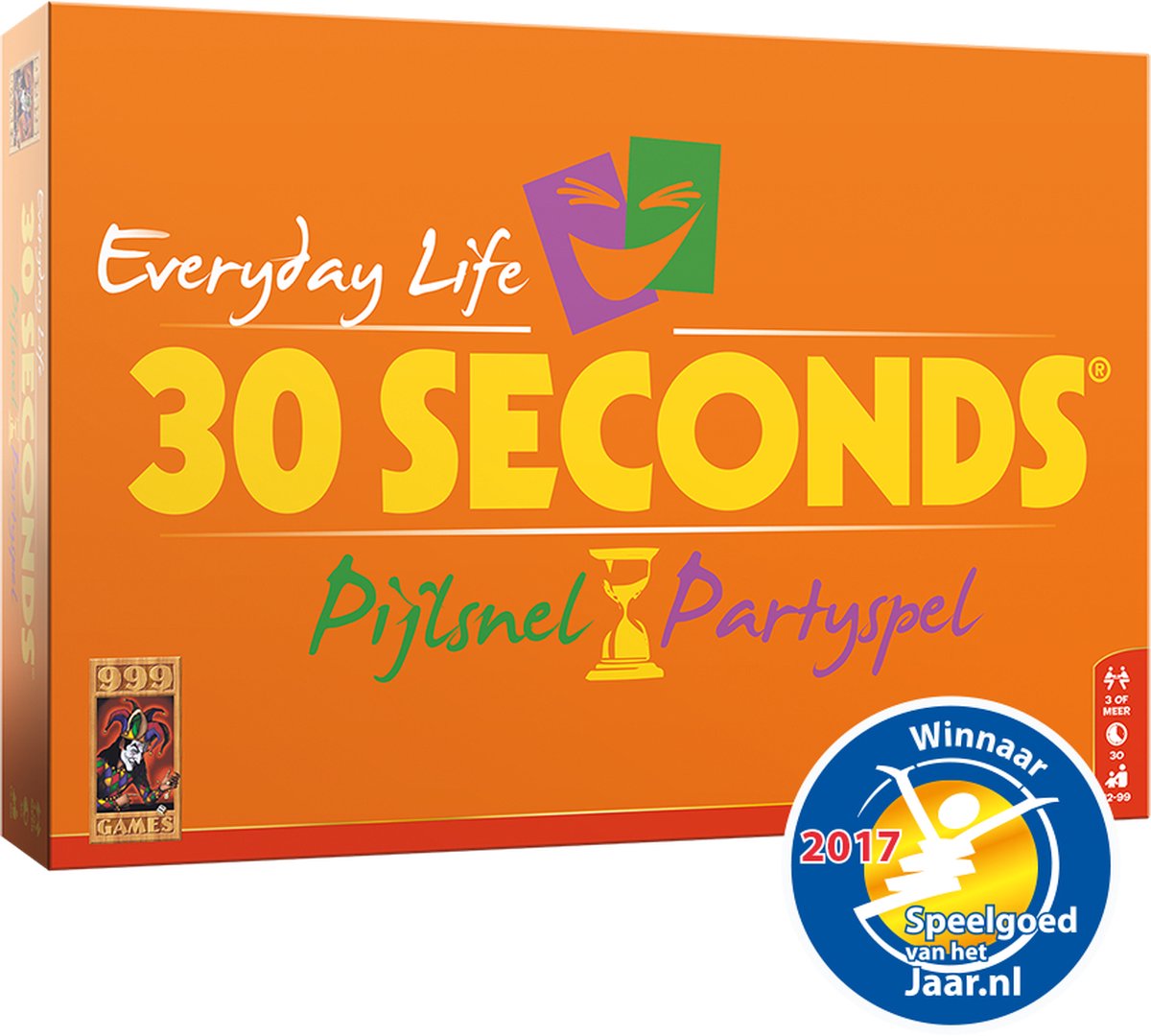 999 Games - 30 Seconds ® - Everyday Life - Partyspel - Met alledaagse begrippen - Gezelschapsspel - Actiespel - Nederlandstalig