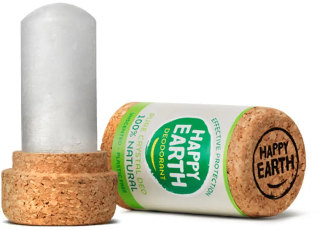 Happy Earth Deodorant Crystal Unscented - 180g (2x90g)