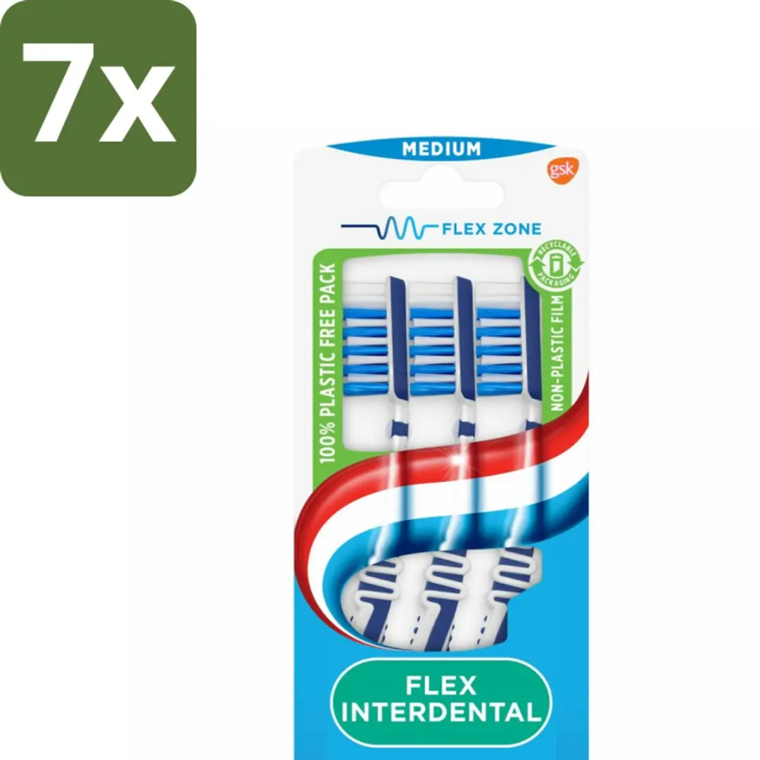 Aquafresh Flex Interdental Medium Tandenborstels