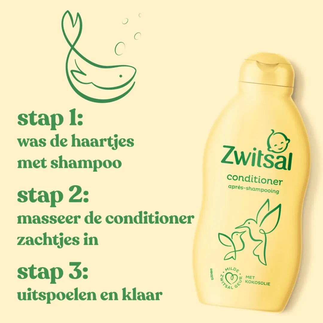 Zwitsal Conditioner 200ml - 3 Stuks