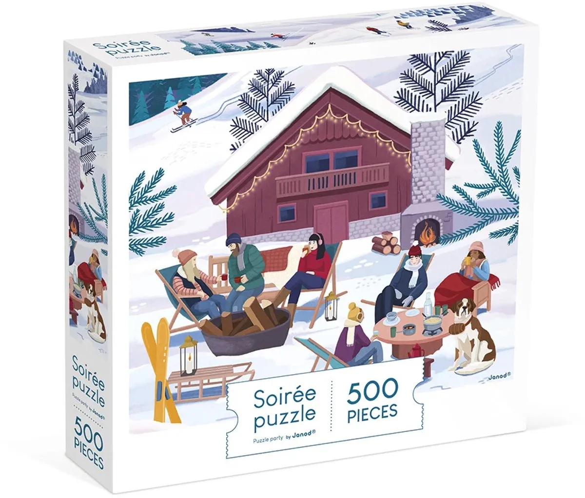 Janod Kidult Winter In De Bergen Puzzel 500 Stuks