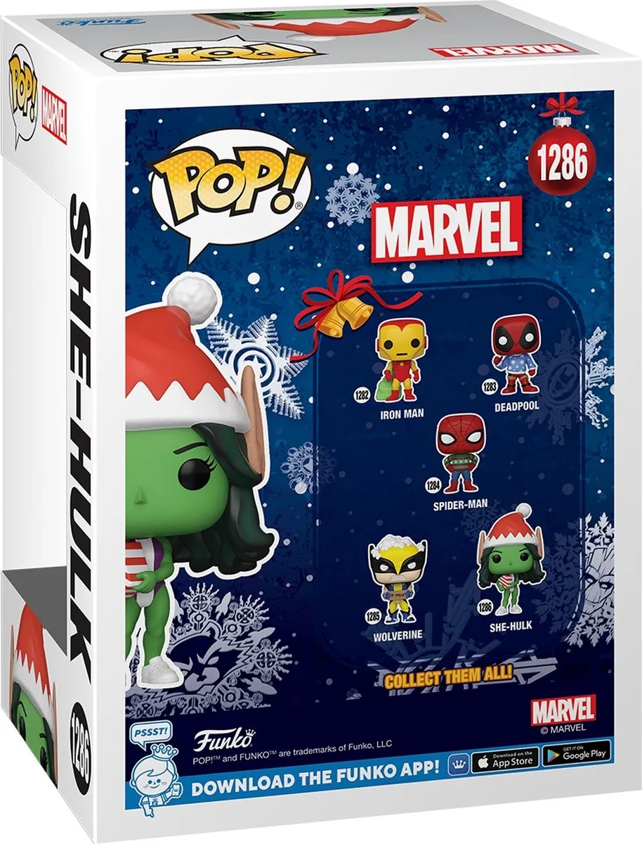 Funko Holiday POP! She-Hulk Verzamelfiguur - 9cm - Multicolor