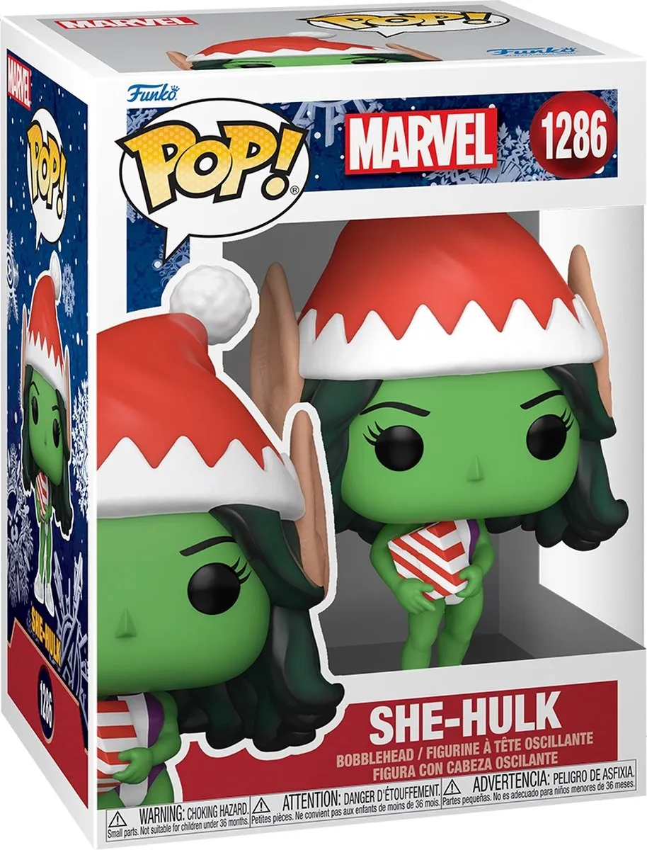 Funko Holiday POP! She-Hulk Verzamelfiguur - 9cm - Multicolor