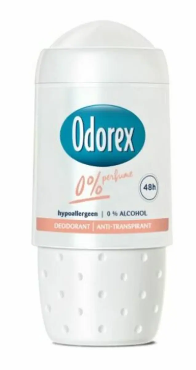 Odorex Deodorant Roller 0% 50ml - 2 Stuks