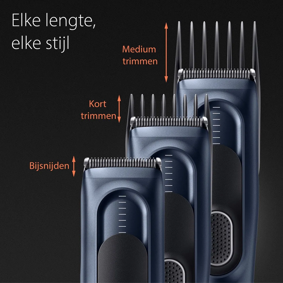 Braun Series 5 HC5350 Haartrimmer - 17 Instellingen - Blauw