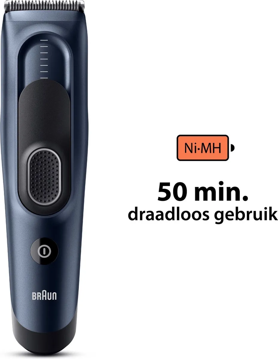 Braun Series 5 HC5350 Haartrimmer - 17 Instellingen - Blauw