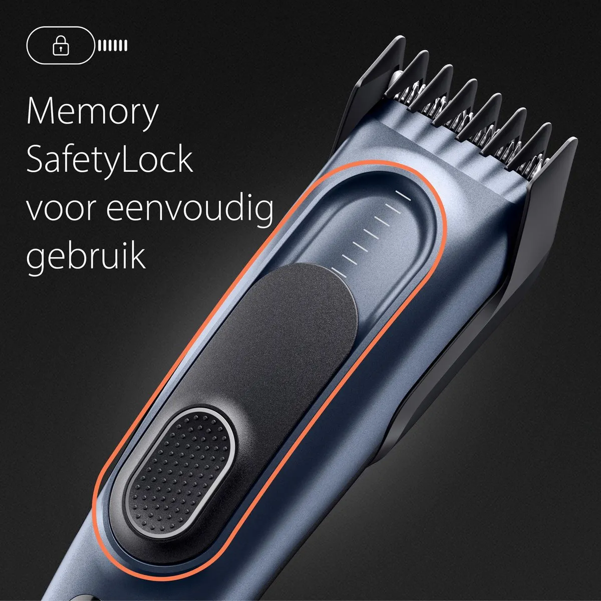 Braun Series 5 HC5350 Haartrimmer - 17 Instellingen - Blauw - afbeelding 6 van 6