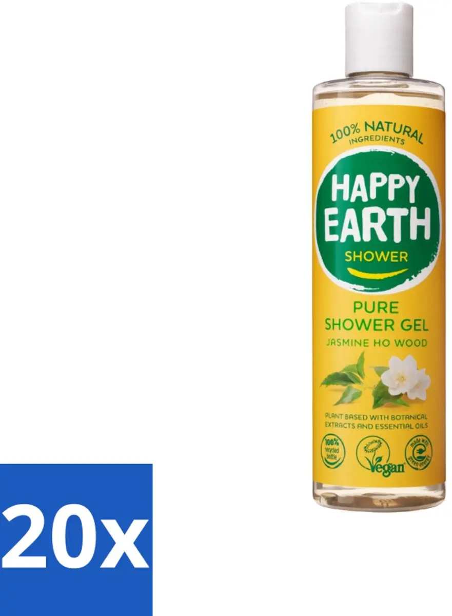 Happy Earth Jasmine Ho Wood Douchegel 300ml