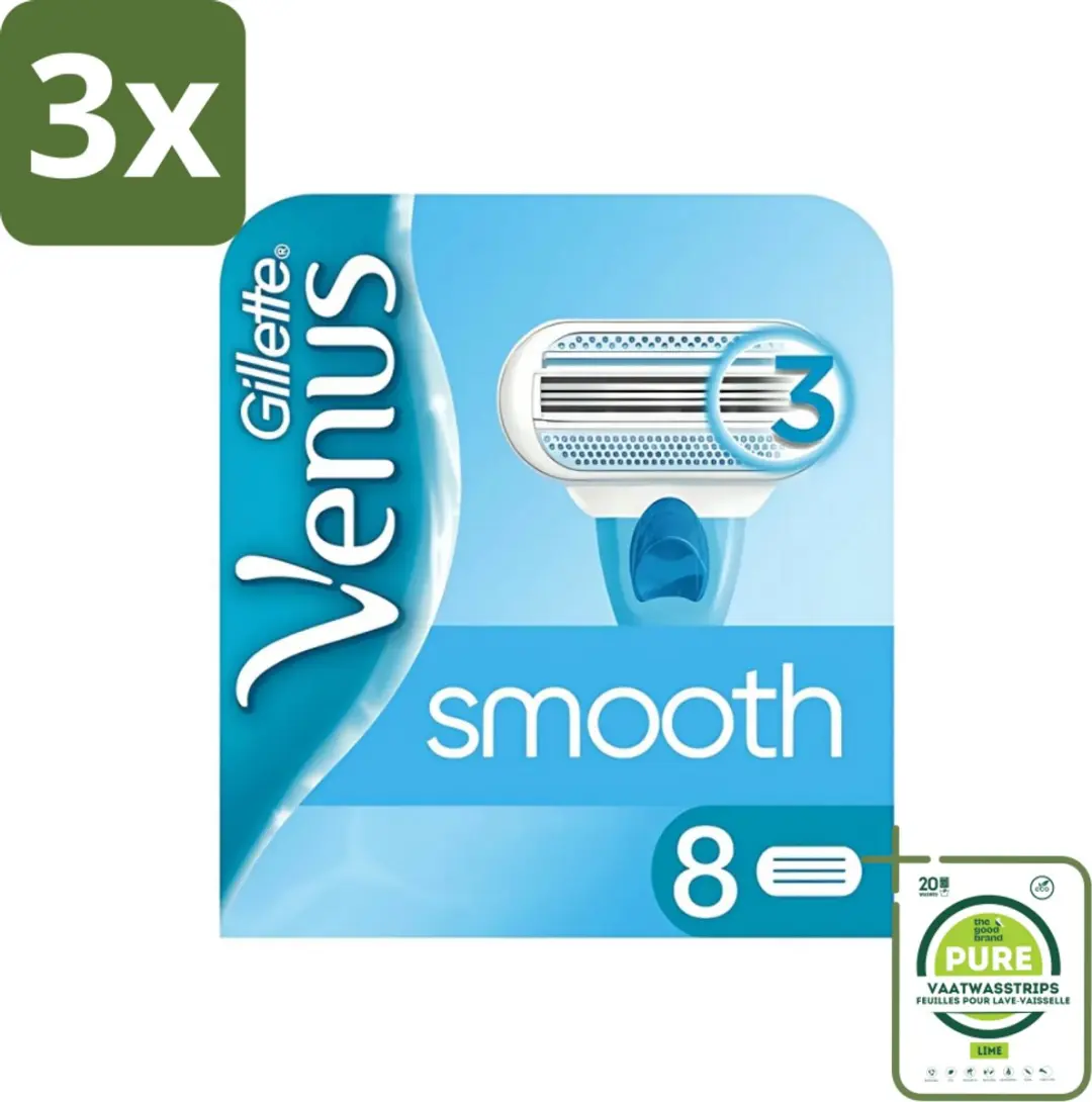 Gillette Venus Smooth Scheermesjes 8 Stuks