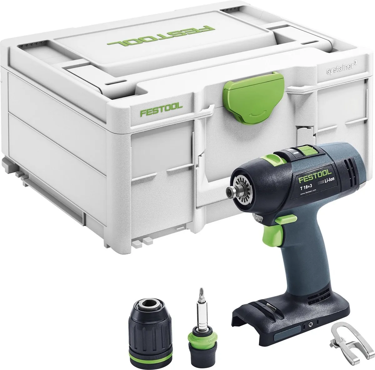 Festool T18+3-Basic Accu Schroefboormachine 576448 - afbeelding 6 van 6