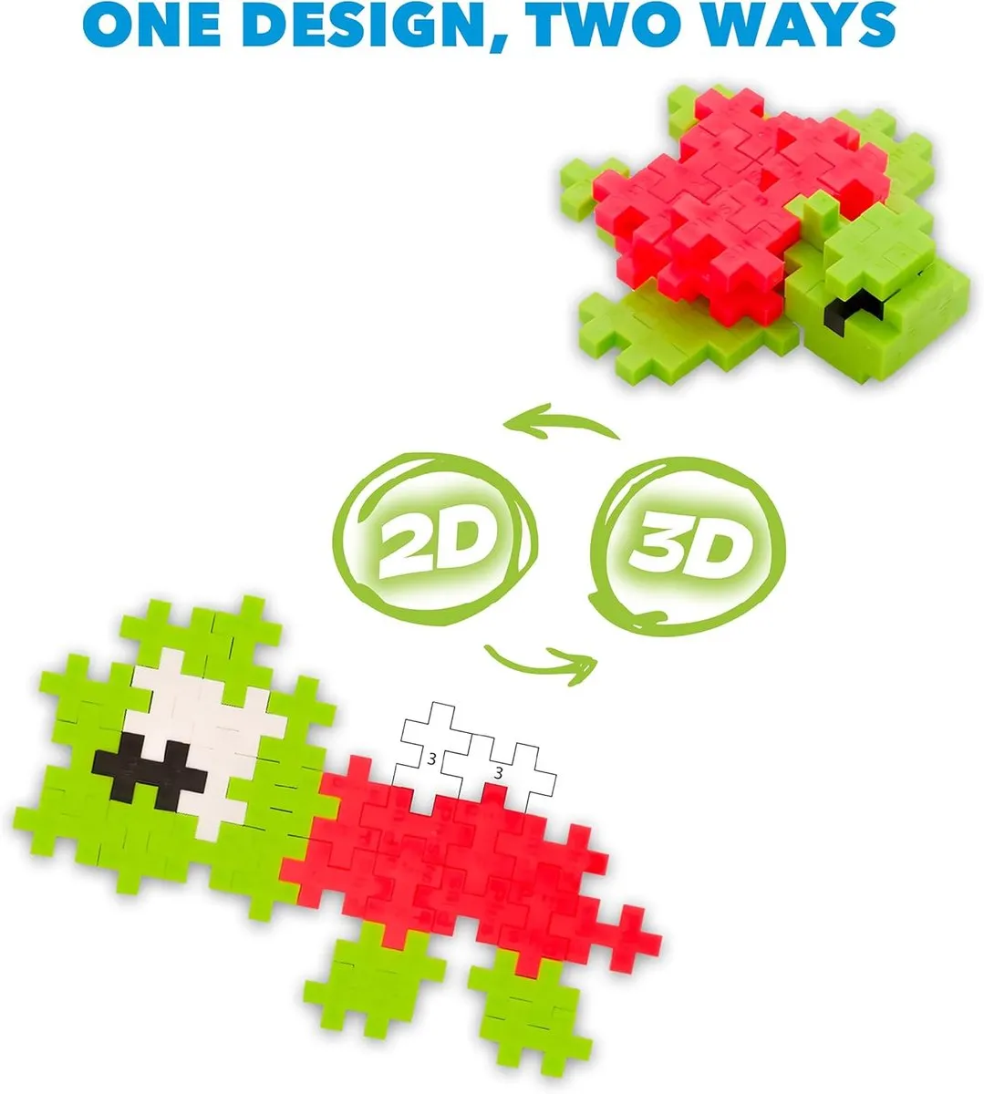 Plus-Plus Activity Pad Oceaan 3991 - 125 Stuks