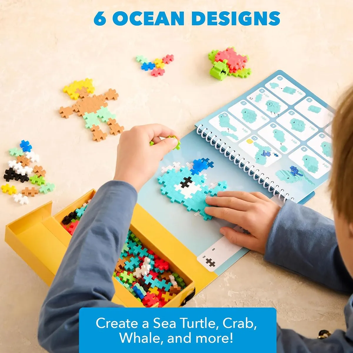 Plus-Plus Activity Pad Oceaan 3991 - 125 Stuks