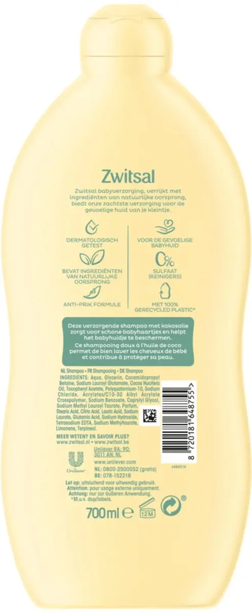 Zwitsal Shampoo 700ml