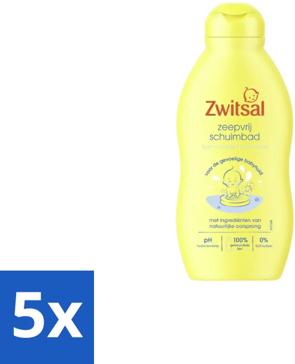 Zwitsal Schuimbad Zeepvrij 200ml