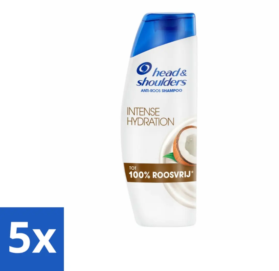 Head & Shoulders Intense Hydration Shampoo 300ml - 5 Stuks