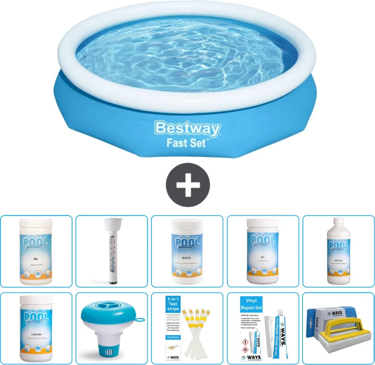 Bestway Fast Set Zwembad 305x66cm