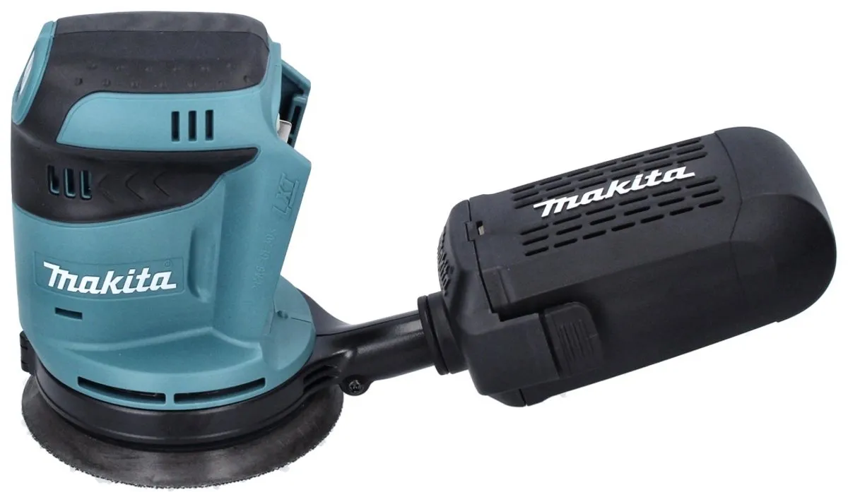 Makita DBO 180 RF1J Excentrische Schuurmachine 18V - 125mm - 3,0Ah + Toolbrothers SPIDER Schuurset - afbeelding 3 van 5