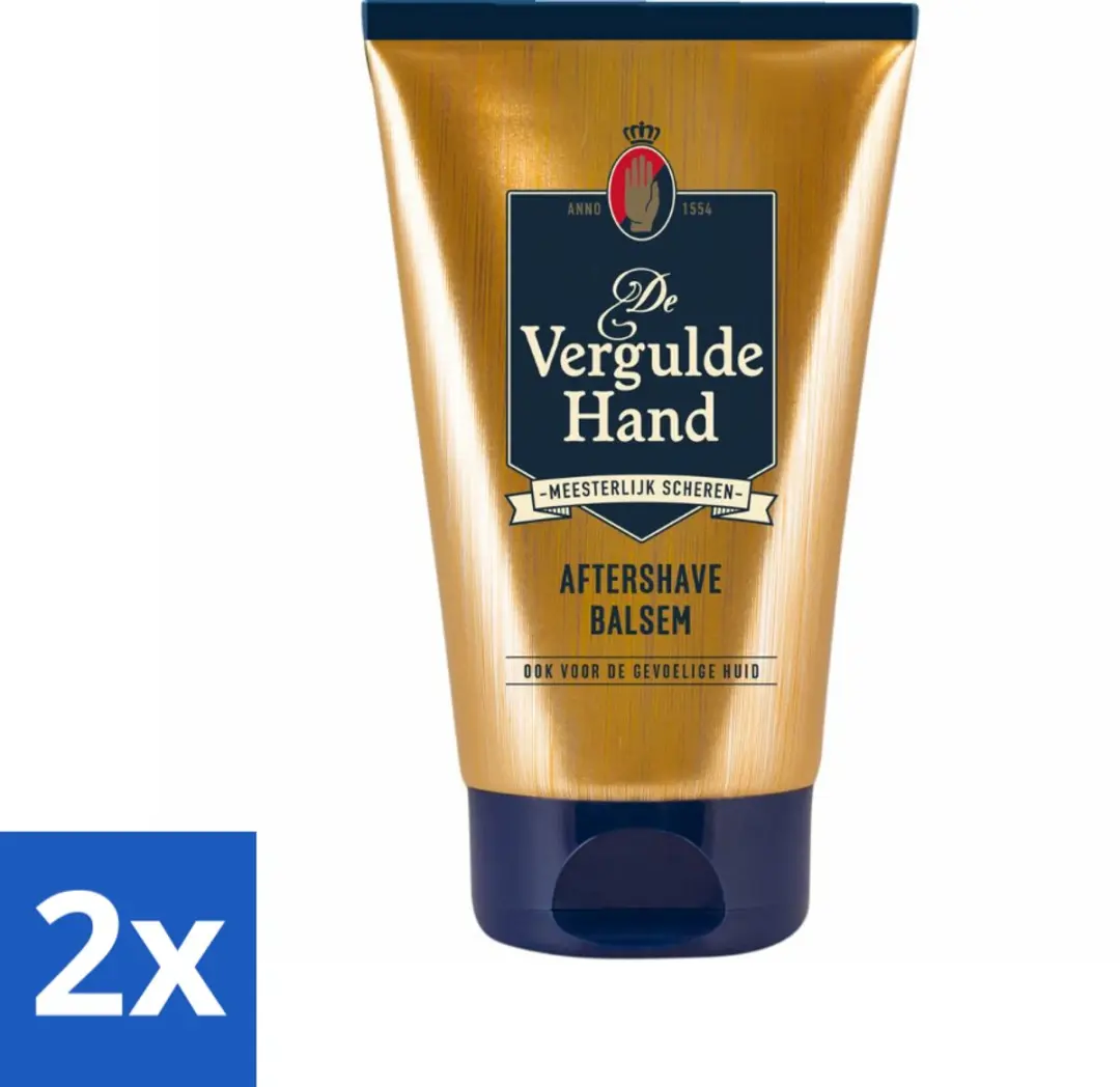 Vergulde Hand Aftershave Balsem 100ml - 2 Stuks