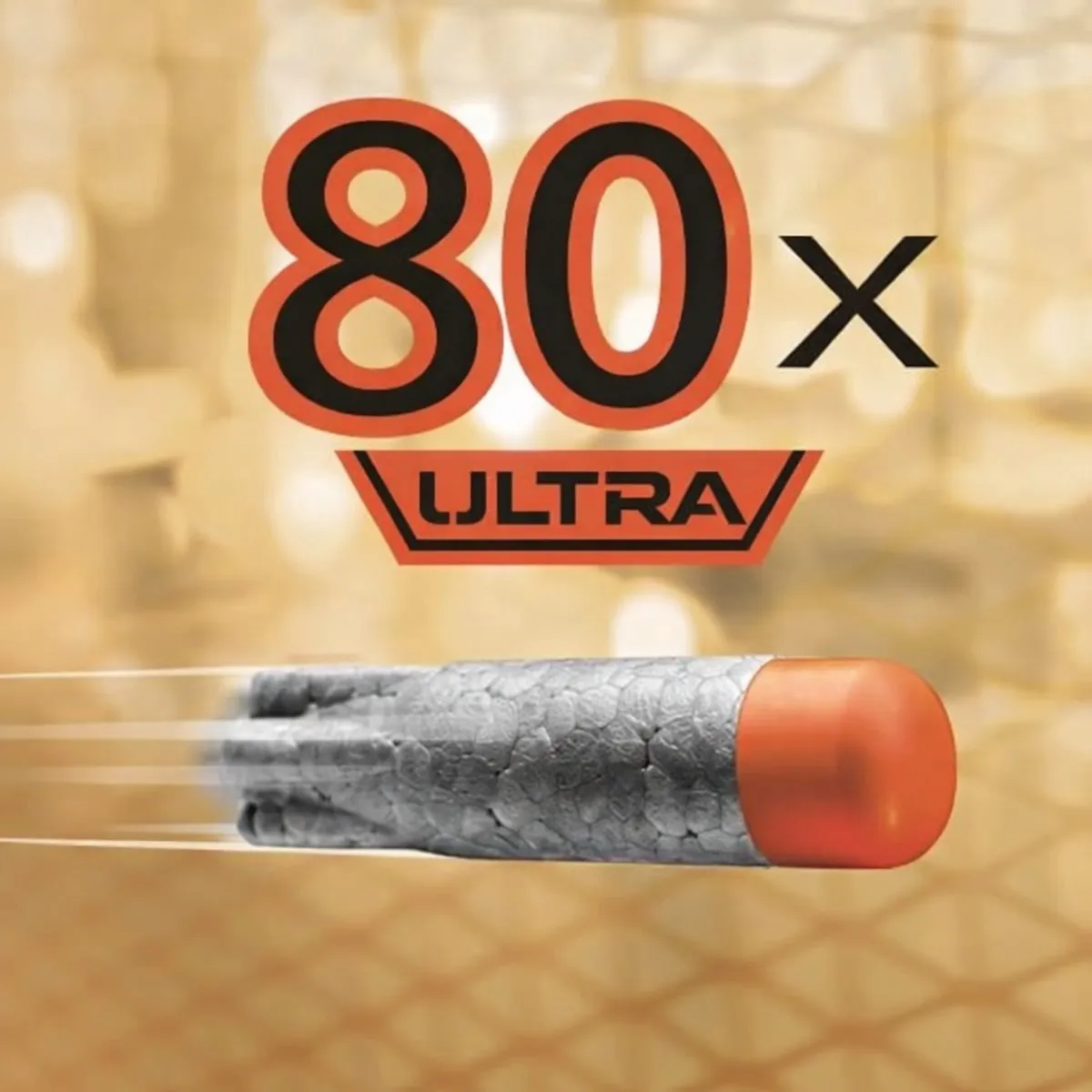 Nerf Ultra Darts Refill Pack 80 Stuks - Grijs/Oranje - afbeelding 6 van 6