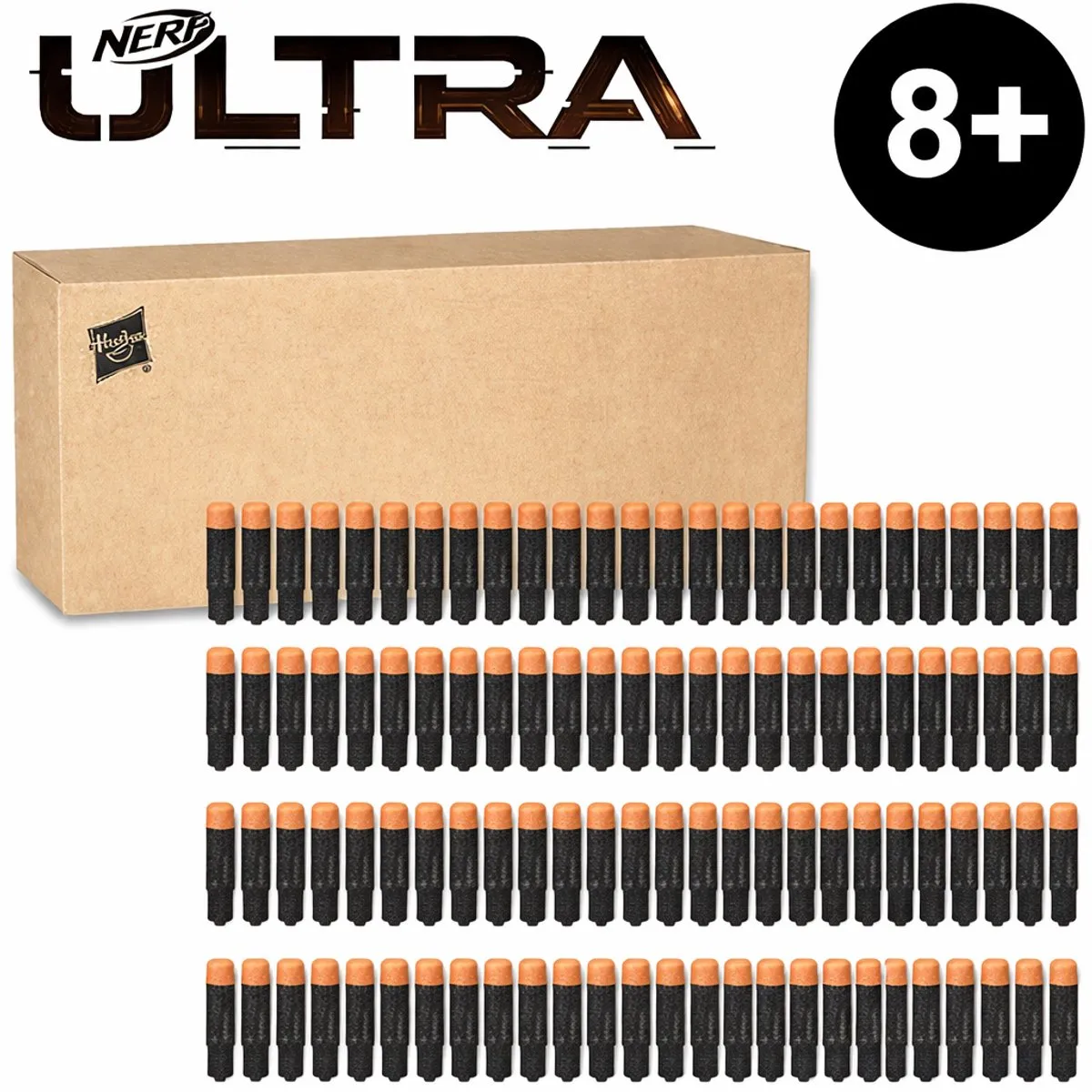 Nerf Ultra Darts Refill Pack 80 Stuks - Grijs/Oranje