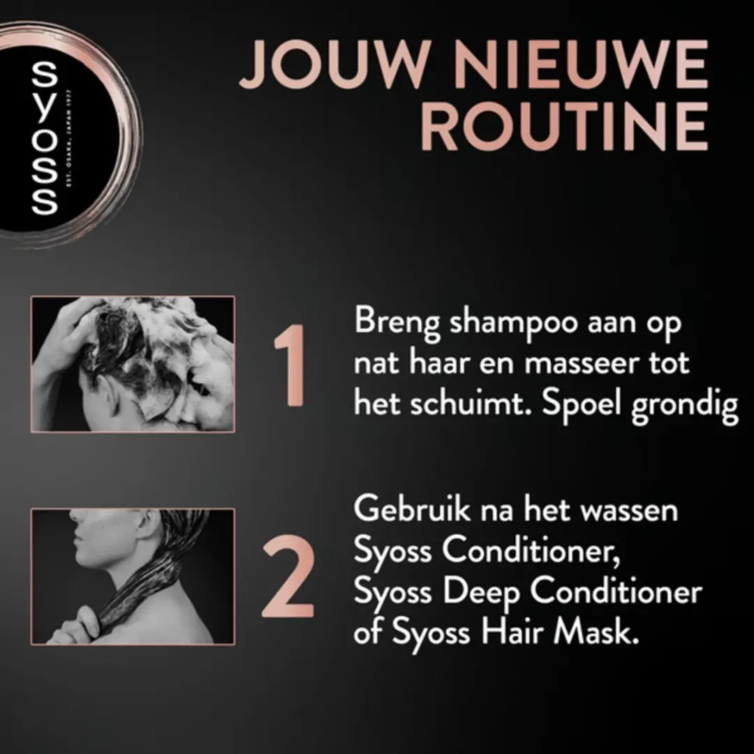 SYOSS Keratin Shampoo 440ml - 10 Stuks