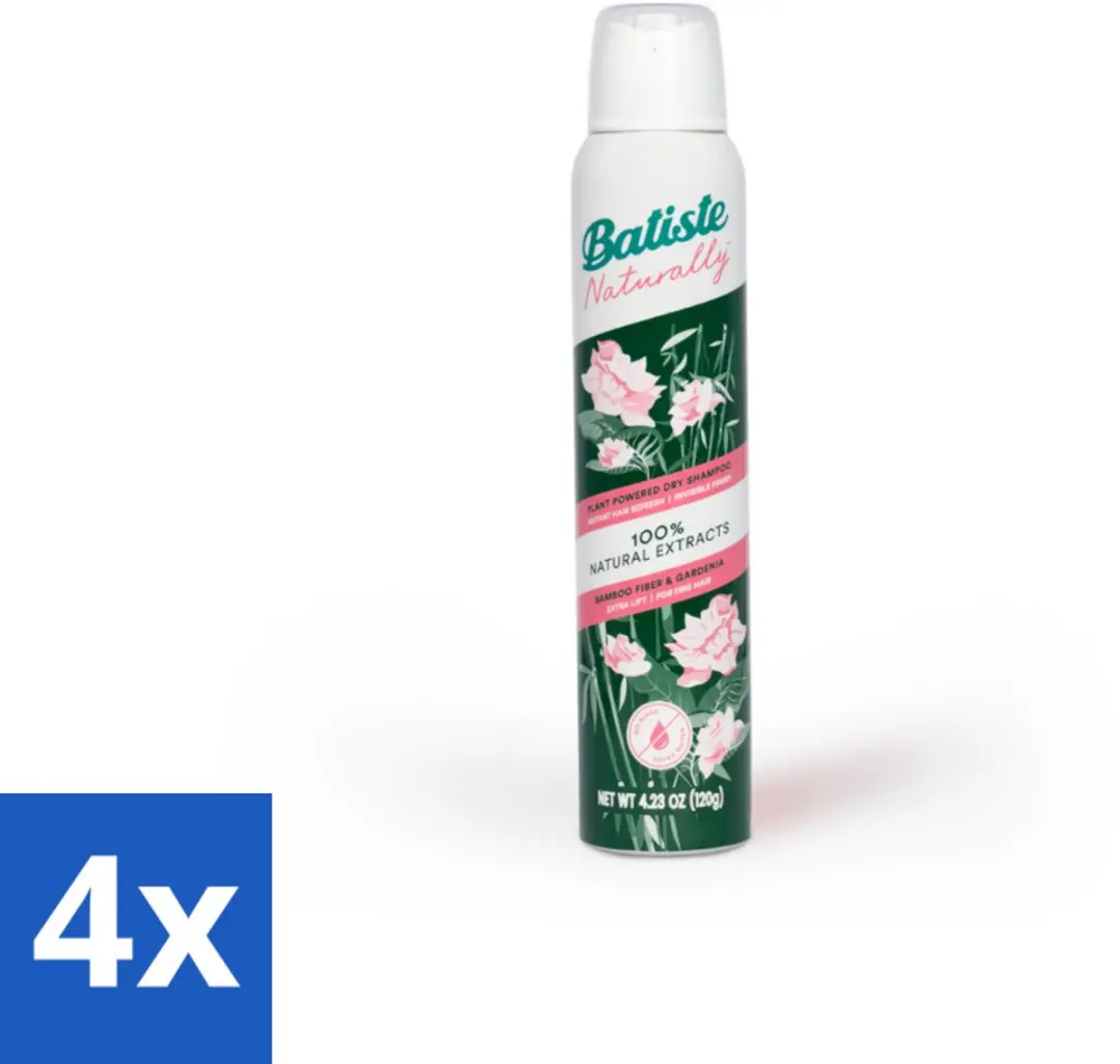 Batiste Naturally Bamboo & Gardenia Droogshampoo 200ml