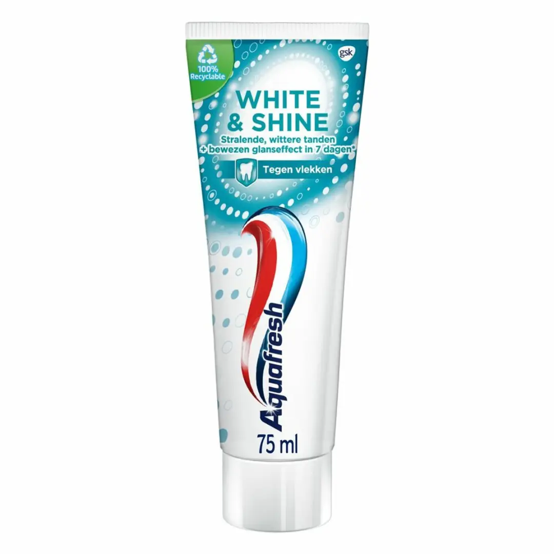 Aquafresh White & Shine Tandpasta 75ml - 15 Stuks