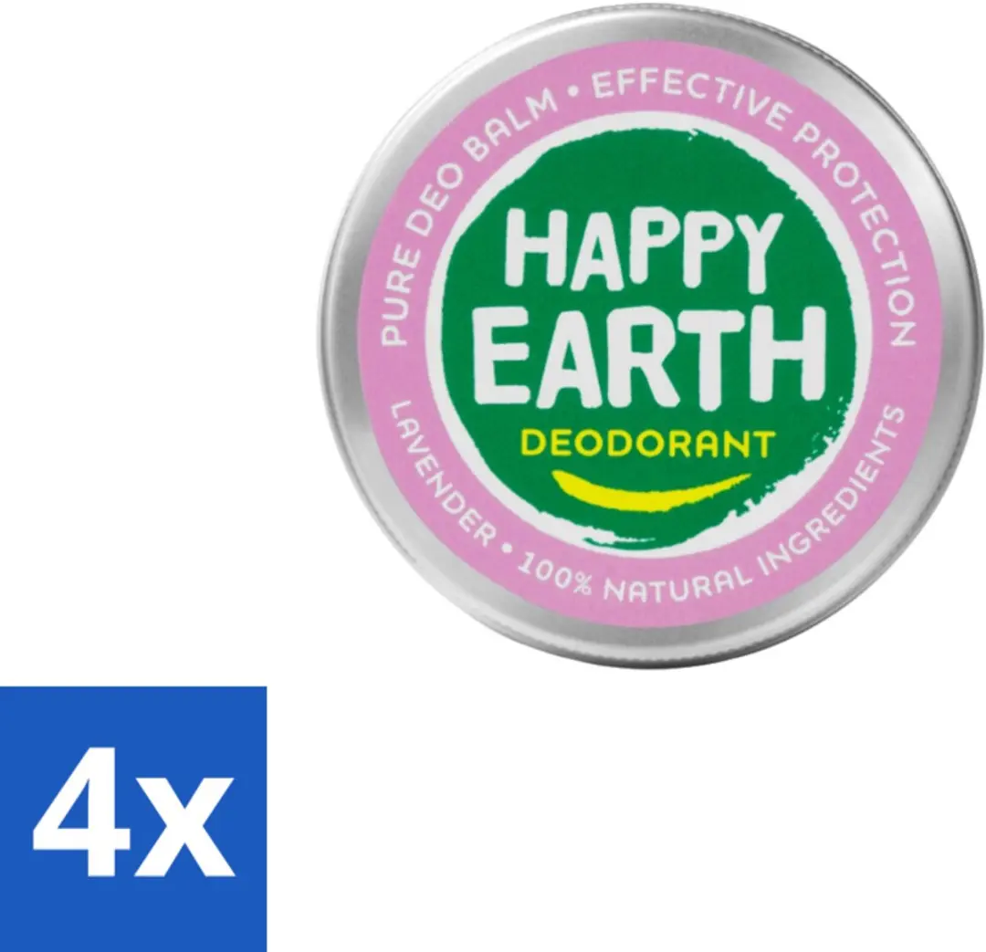 Happy Earth Deodorant Balm Lavender 45g
