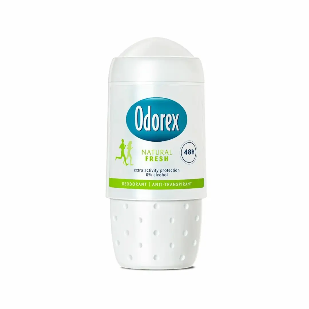 Odorex Natural Fresh Deodorant Roller 50ml - 250ml (5x50ml)