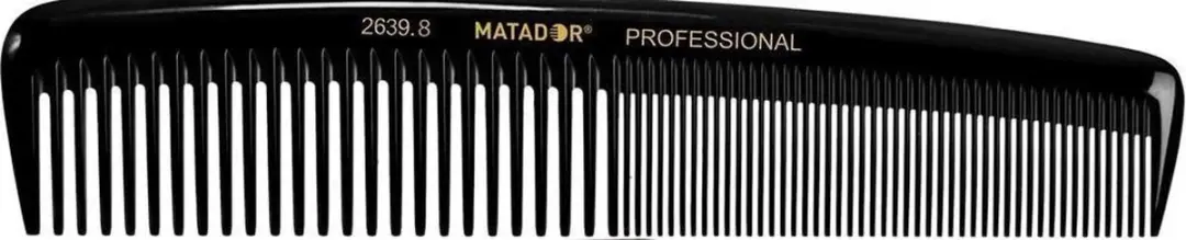 Matador Dameskam 639/8 zwart 20,3cm