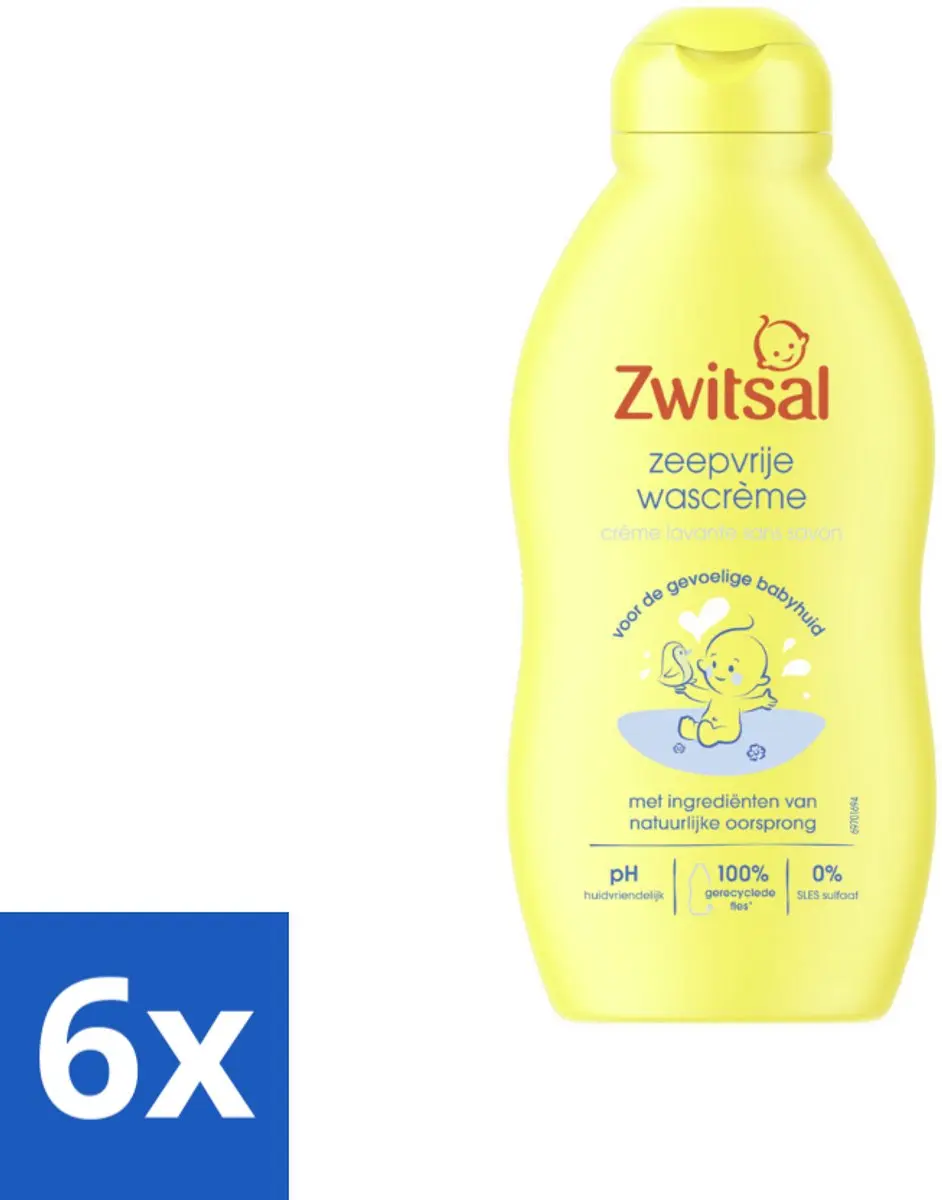 Zwitsal Zeepvrije Wascrème 200ml