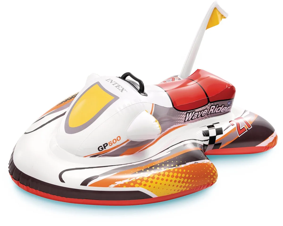 Intex Golfrijder Opblaasfiguur - 3+ - Rood/Geel/Zwart