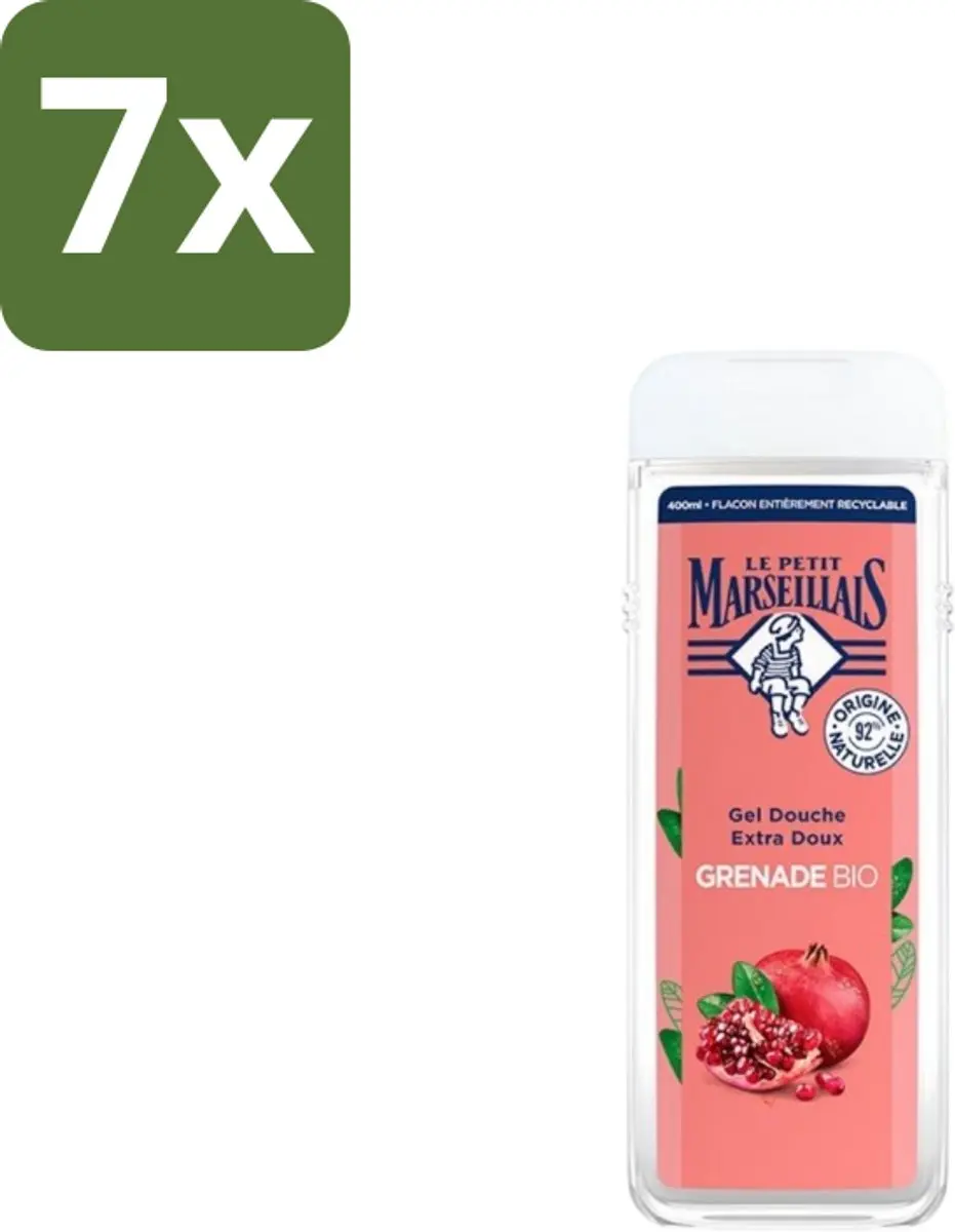 Le Petit Marseillais Douchegel Grenade Bio 400ml
